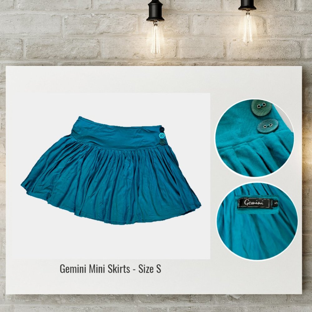 Gemini Mini Skirt - Size S